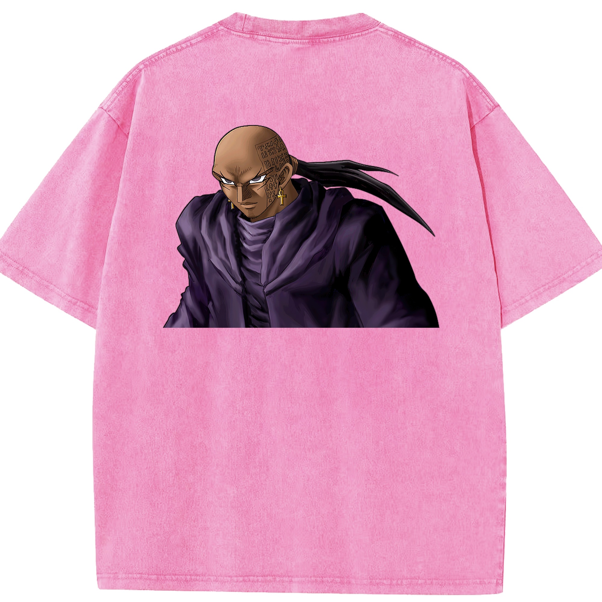 （画像用） 遊☆戯☆王 Yu-Gi-Oh! 綿100% ヴィンテージ風 半袖Tシャツ（背面プリント）